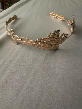 Gold Leaf Headband - Women Accessories